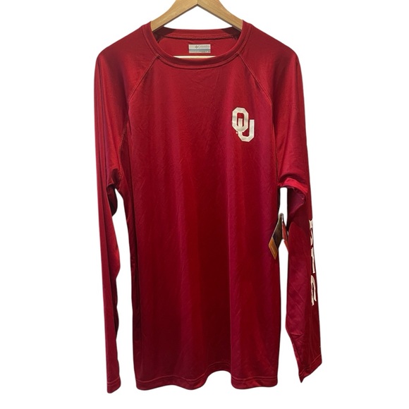 University of Oklahoma Columbia Long Sleeve Large T Shirt - Picture 1 of 5
